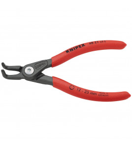 KNIPEX 48 21 J11 SB Precision Circlip Pliers For Internal Circlips In Bore Holes, 130mm