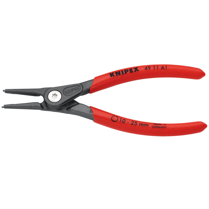 KNIPEX 49 11 A1 SB Precision Circlip Pliers For External Circlips On Shafts, 140mm