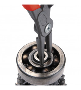 KNIPEX 49 11 A2 SB Precision Circlip Pliers For External Circlips On Shafts, 180mm