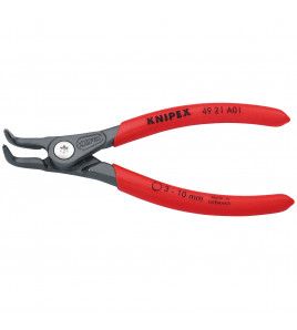 KNIPEX 49 21 A01 SB Precision Circlip Pliers For External Circlips On Shafts, 130mm