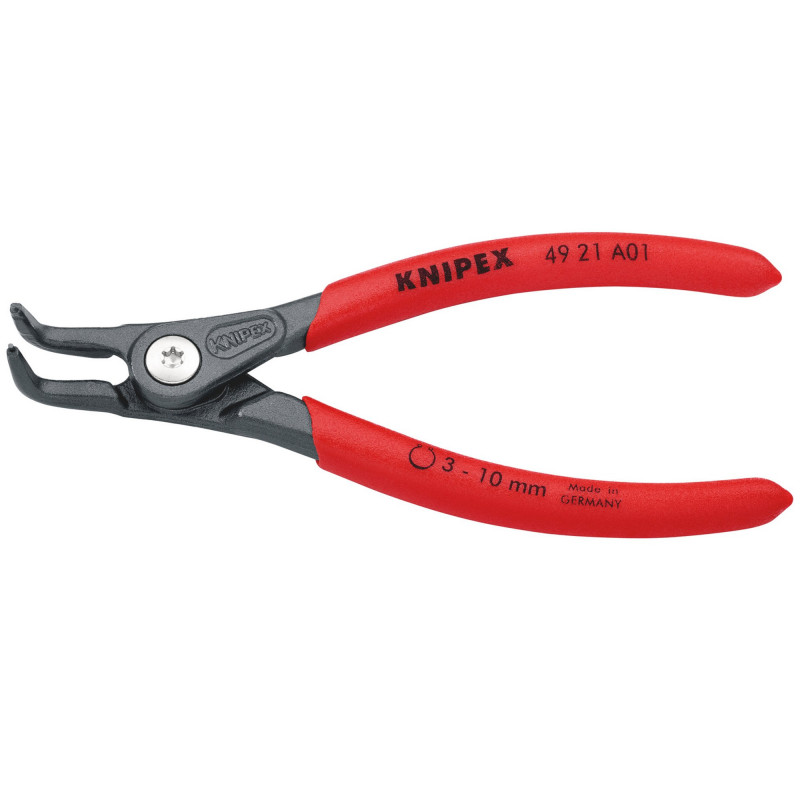 KNIPEX 49 21 A01 SB Precision Circlip Pliers For External Circlips On Shafts, 130mm