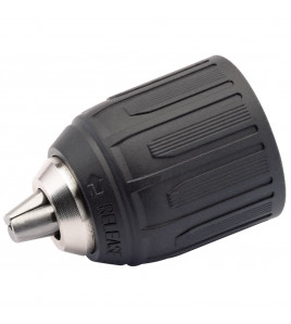 Keyless Plastic Chuck Sleeve for Mains and Cordless Drills, 3/8 x 24UNF, 10mm Capacity