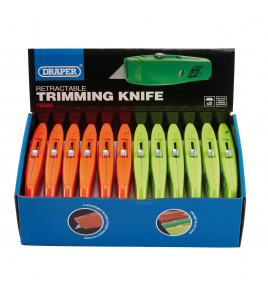 Easy Find Retractable Trimming Knife with 2 x Blades