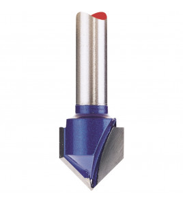 TCT Router Bit, 1/4 Groove, 12.7mm x 90°