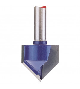 TCT Router Bit, 1/4 Groove 19mm x 90&deg;