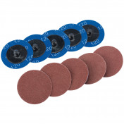 Aluminium Oxide Sanding Discs, 50mm, 120 Grit (Pack of 10) - Discontinued