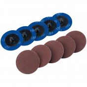Aluminium Oxide Sanding Discs, 50mm, 180 Grit (Pack of 10)