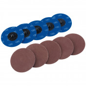 Aluminium Oxide Sanding Discs, 75mm, 180 Grit (Pack of 10)