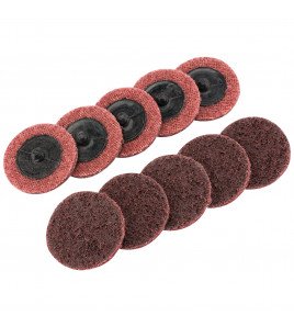 Polycarbide Abrasive Pads, 50mm, Medium (Pack of 10)