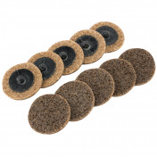 Polycarbide Abrasive Pads, 50mm, Coarse (Pack of 10)