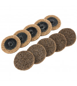Polycarbide Abrasive Pads, 50mm, Coarse (Pack of 10)