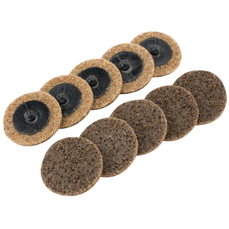 Polycarbide Abrasive Pads, 50mm, Coarse (Pack of 10)