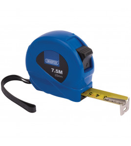 Measuring Tape, 7.5m/25ft x 25mm, Blue