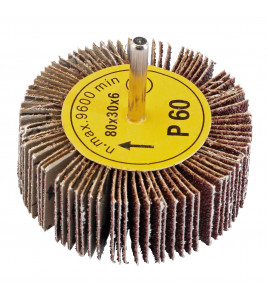 Abrasive Flap Wheel, 80 x 30mm, 60 Grit
