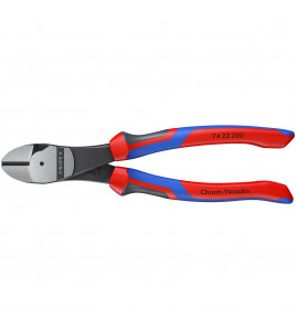 KNIPEX 74 22 200 High Leverage Diagonal Cutter, 200mm