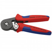 KNIPEX 97 53 04 SB Self-Adjusting Crimping Pliers,2 x 6 mm&sup2;, 180mm
