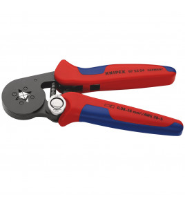 KNIPEX 97 53 04 SB Self-Adjusting Crimping Pliers,2 x 6 mm&sup2;, 180mm