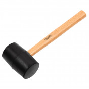 Hardwood Shaft Rubber Mallet, 800g/28oz