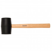 Hardwood Shaft Rubber Mallet, 800g/28oz