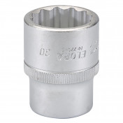 Elora Bi-Hexagon Socket, 3/4 Sq. Dr., 30mm