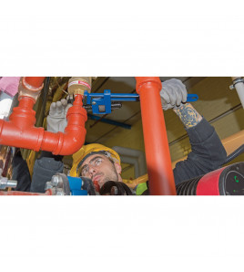 Draper Expert Adjustable Pipe Wrench, 450mm, 65mm