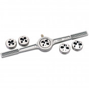 Circular Metric Die and Holder Set (6 Piece)