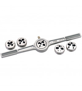 Circular Metric Die and Holder Set (6 Piece)