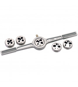Circular Metric Die and Holder Set (6 Piece)