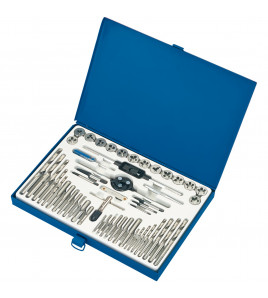 Combination Tap and Die Set - Metric, UNF and BSP (52 Piece)