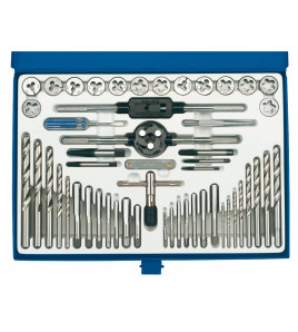 Combination Tap and Die Set - Metric, UNF and BSP (52 Piece)