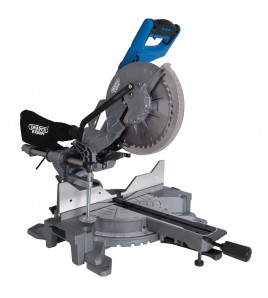 Draper Expert 230V Double Bevel Sliding Compound Mitre Saw, 255mm, 2000W