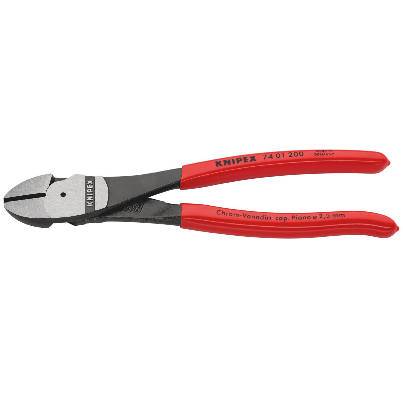 KNIPEX 74 01 200 SBE High Leverage Diagonal Cutter, 200mm