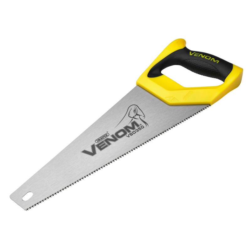 Draper Venom® Second Fix Double Ground Tool Box Saw, 350mm, 11tpi/12ppi