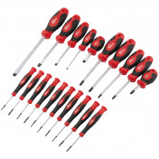 Draper Redline® Soft Grip Screwdriver Set (20 Piece)