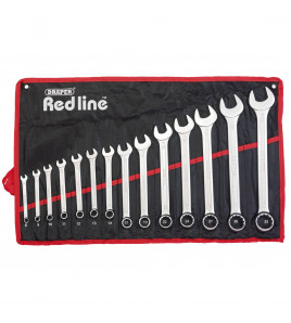 Draper Redline® Metric Combination Spanner Set (14 Piece)