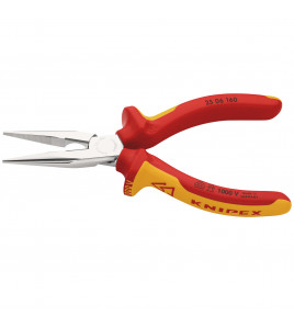 KNIPEX 25 06 160 SBE Snipe Nose Side Cutting Pliers, 160mm