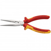 KNIPEX 26 16 200 SBE VDE Snipe Nose Side Cutting Pliers, 200mm