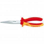 KNIPEX 26 16 200 SBE Fully Insulated Long Nose Pliers, 200mm