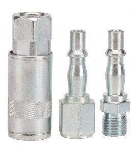 1/4 BSP Air Line Coupling Set (3 Piece)