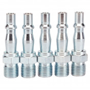 1/4 BSP Male Coupling Screw Adaptors (Pack of 5)