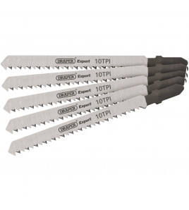 Draper Expert DT101B Jigsaw Blade Set, 100mm (5 Piece)