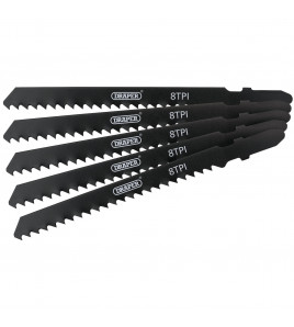 Draper Expert DT111C Jigsaw Blade Set, 100mm (5 Piece)