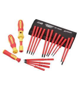 XP1000® VDE Interchangeable Torque Screwdriver Set (19 Piece)