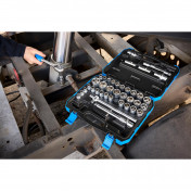 Combined MM/AF Socket Set, 1/2 Sq. Dr. (41 Piece)