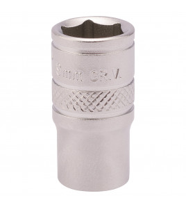 Draper Expert Socket, 1/4 Sq. Dr., 9mm