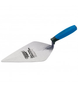Draper Expert Soft Grip Stainless Steel London Pattern Brick Trowel, 275mm