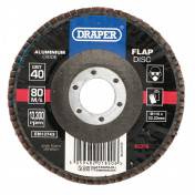 Aluminium Oxide Flap Disc, 115 x 22.23mm, 40 Grit