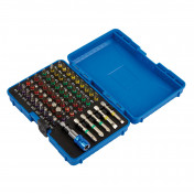 Coloured Screwdriver Bit Set (60 Piece)