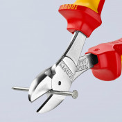 KNIPEX 74 06 160 SB VDE Insulated High Leverage Diagonal Cutter, 160mm