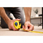 Measuring Tapes, 5m/16ft x 19mm, 3 Colours (Dispenser of 12)